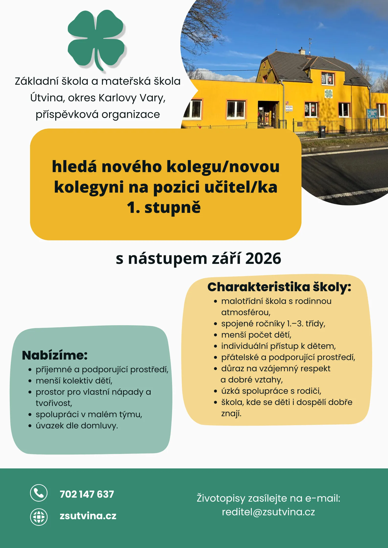 Hledáme nového kolegu/kolegyni!